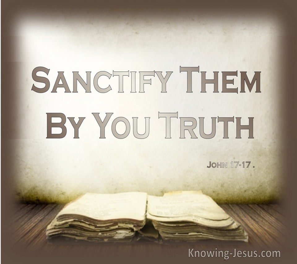 John 17:17 Sanctify Them By Your Truth (beige)